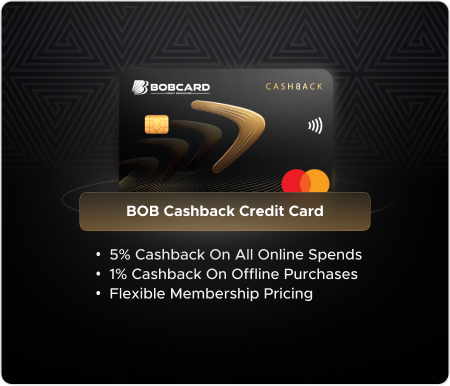 BOBCARD Cashback Credit Card – Cashback, Every Single Time!